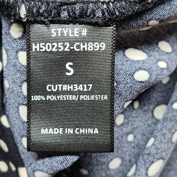 Potter's Pot Romper Women Size S Black Cream Sleeveless Collared - Picture 9 of 9